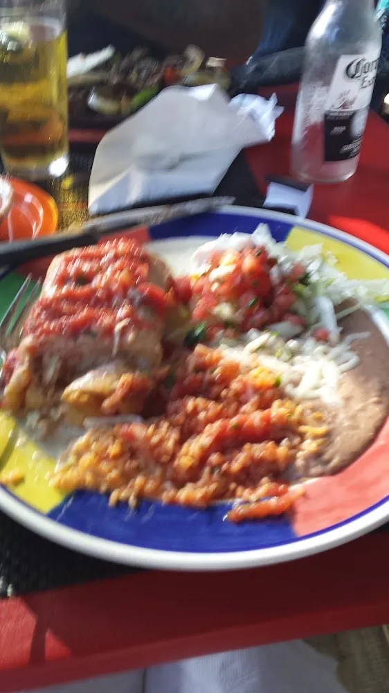 Chicken Enchilada Rice and Beans